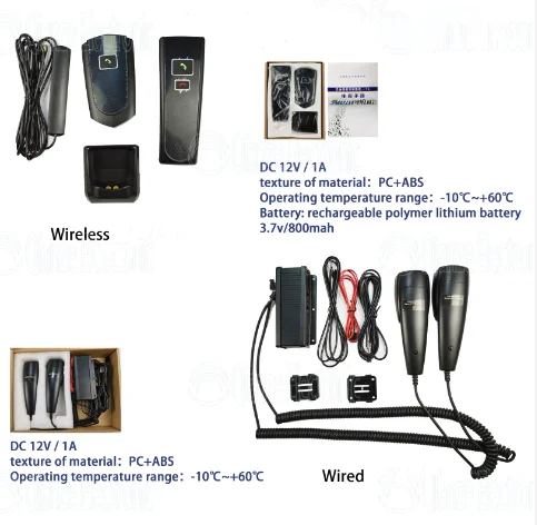 Аксессуары для салона автомобиля Walkie Talkie interphone wireless 12V Автомобильная домофонная система лимузина vito v class mibus