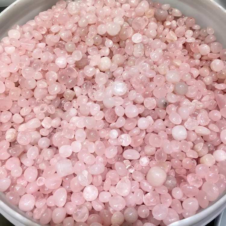 
Wholesale Healing Crystal Polished Tumbled Stone Natural Rose Quartz aquarium gravel Gemstones 