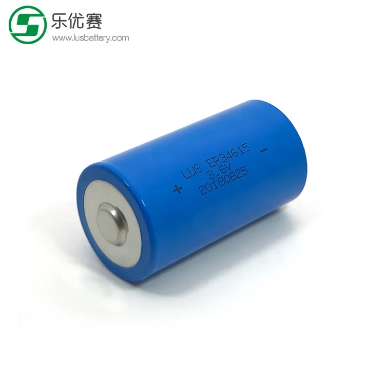 3V 12Ah CR34615 D size Lithium primary battery CR34615 Li-MnO2 Battery 3V D Size Lithium Li-MonO2 Non-rechargeable Battery