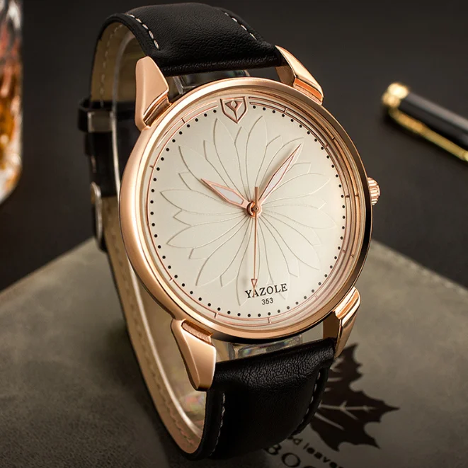 YAZOLE D 353 Branded your own logo Men Business Wristwatch Fashion Waterproof Factory Cheap Wholesale Reloj Custom On Sale