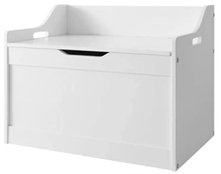 
Большой деревянный ящик для хранения игрушек, белый ящик для хранения для детей, для девочек и мальчиков, детский органайзер для хранения 