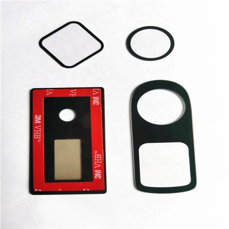 cheaper tempered gorilla/D263t/borosilicate float transparent glass silkscreen touch screen display custom size screen protector