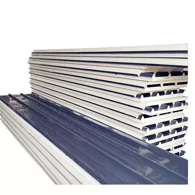 PU Sandwich Panel Fire proof Interior / Exterior Wall Panel decorative heat insulation metal panel