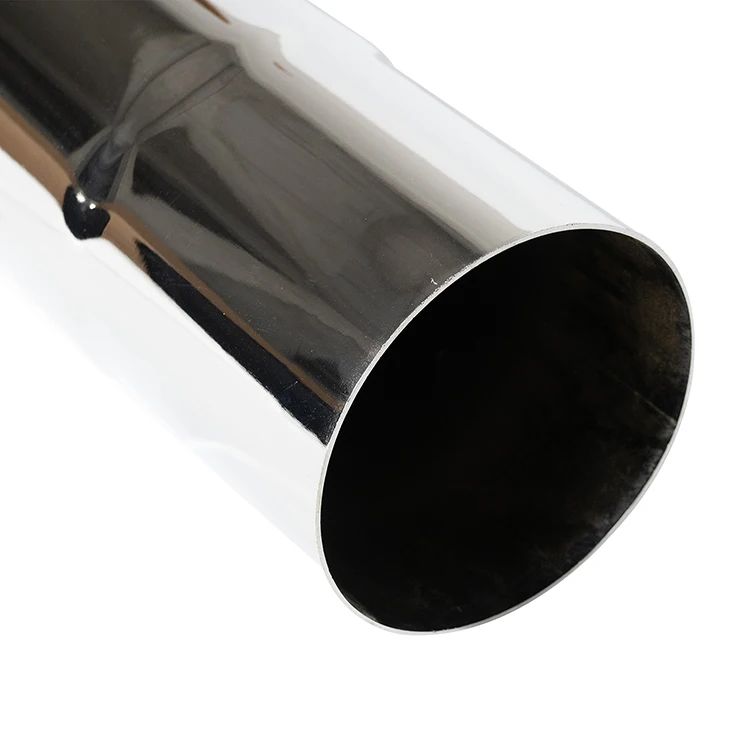 Wholesale customized nice quality long chrome stainless steel straight truck exhaust pipe for sale