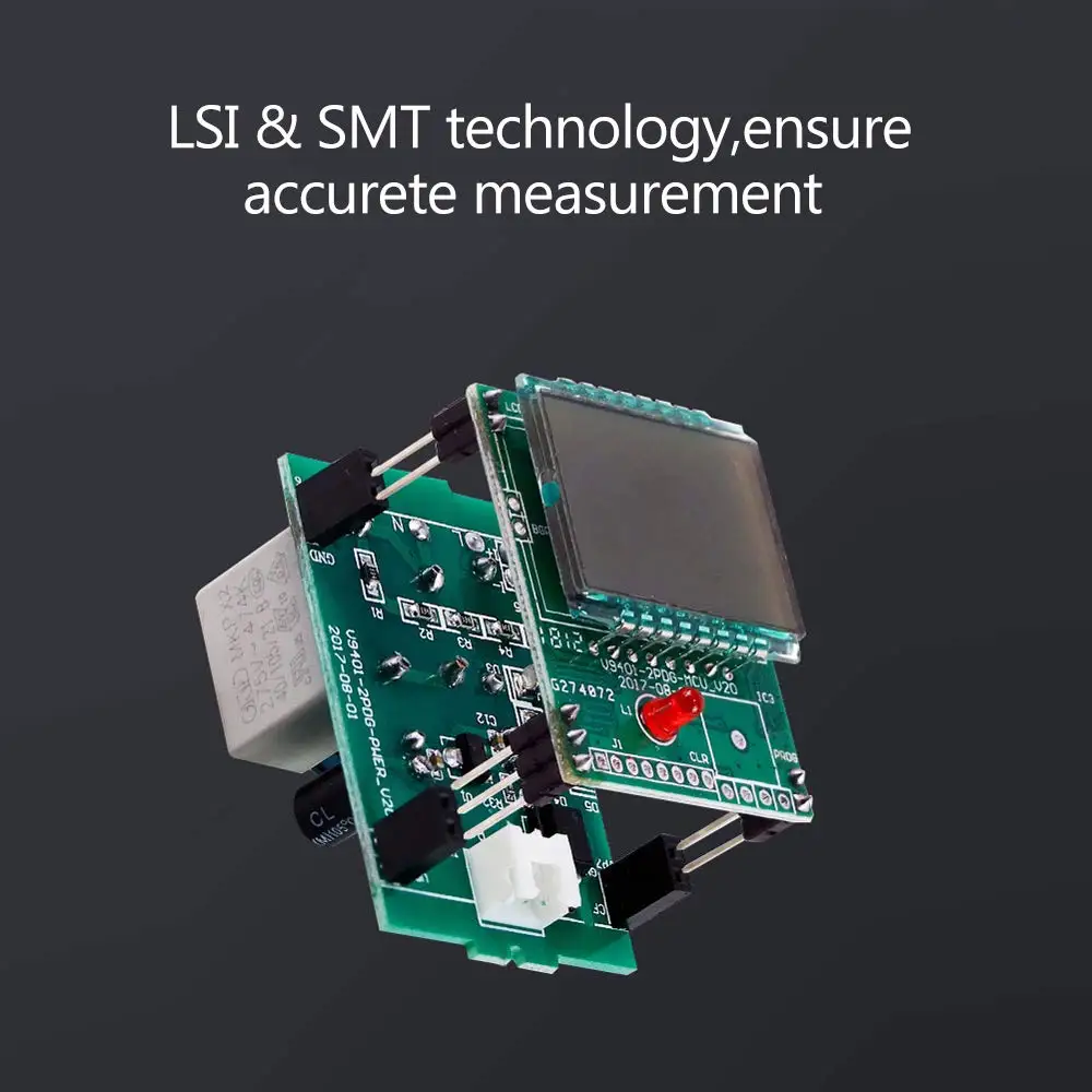 EMylo Smart Single Phase Digital Energy Meter, LCD Display with Wireless WiFi Remote Control 60A 90-250V 60Hz Smartphone APP