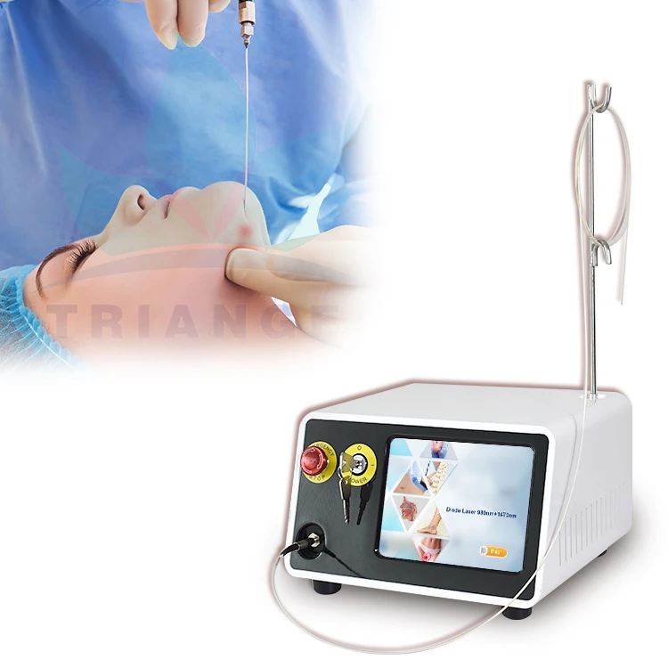 2024 newest  980nm 1470nm diode laser lipolysis endolaser face lifting  laser machine