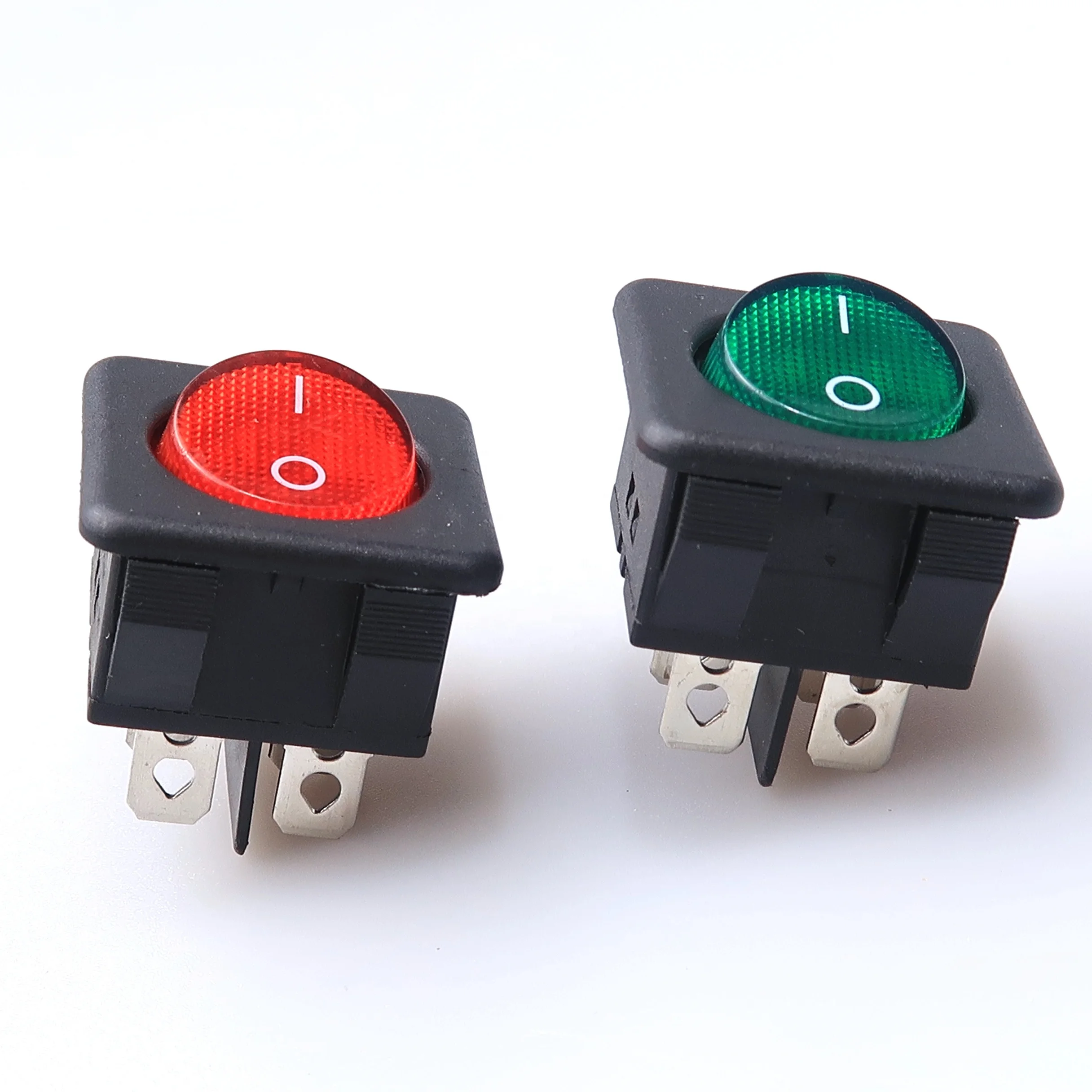 KCD4 Square Boat Switch RK1-05 4-pin 2-stop with light 16A 250V Power Rocker Switch
