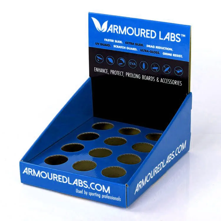 Расходная картонная настольная стойка