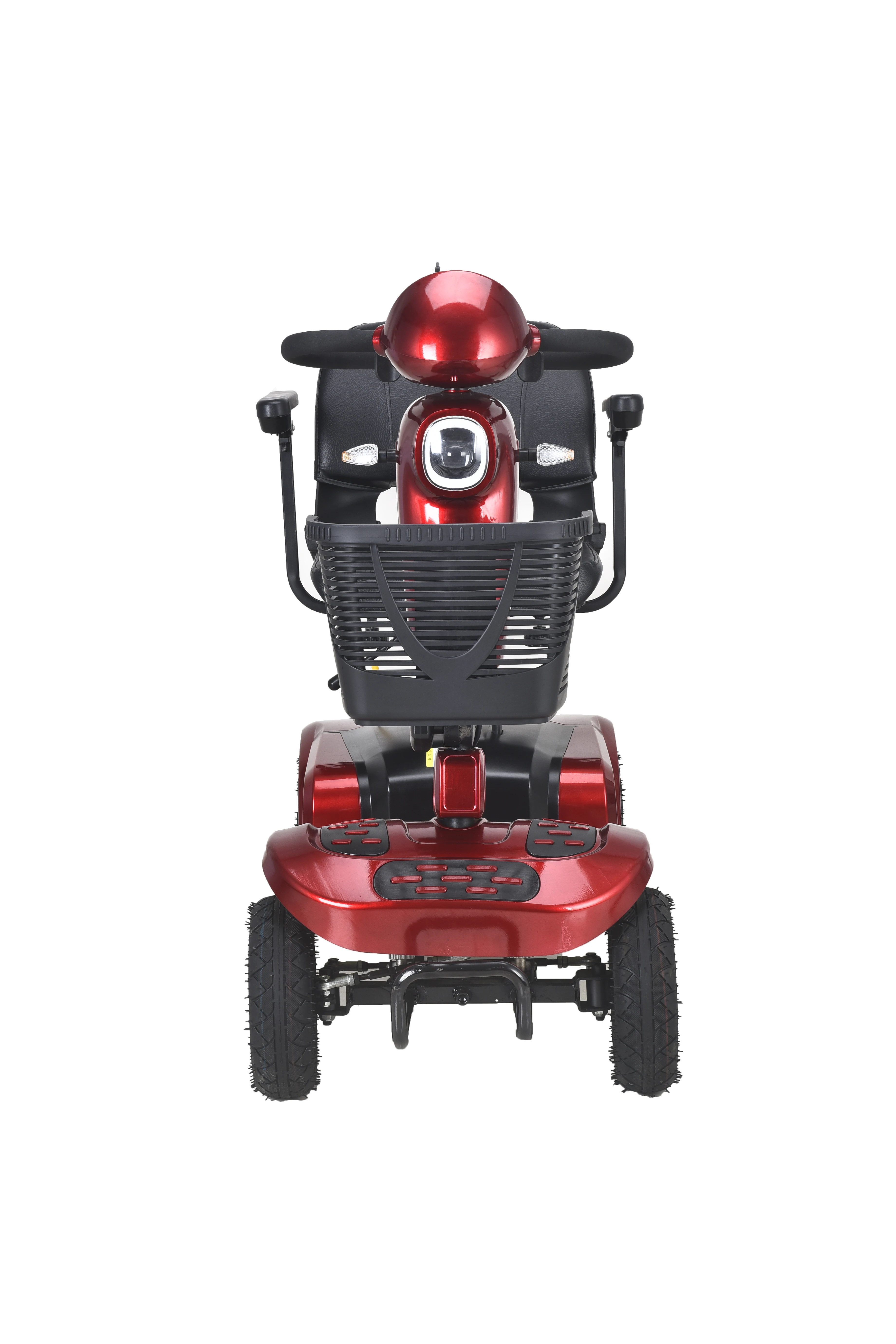 Differential motor four-wheel electric vehicle electromagnetic brake mini folding four-wheel scooter