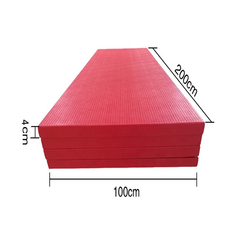Hight Density standard competition IJF wrestling training judo mattPU PE foam tatami mats 4cm