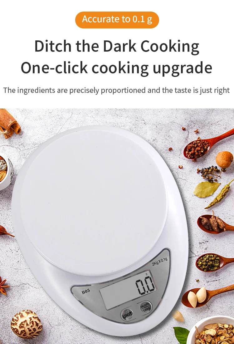 Wuyi Dahe digital electronic kitchen food weighing scale with bowl