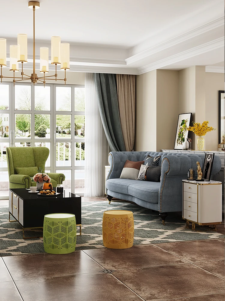 italy Modern furniture top fabric chesterfield sofa