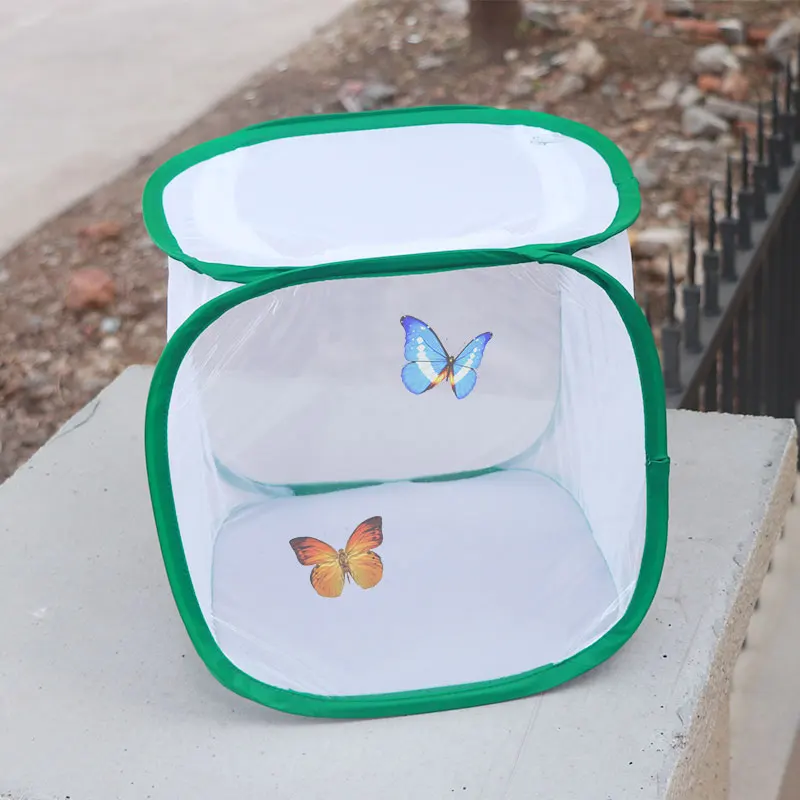wholesale Large Monarch Butterfly Habitat Breeding Cages Net Giant Collapsible Insect Mesh Cage