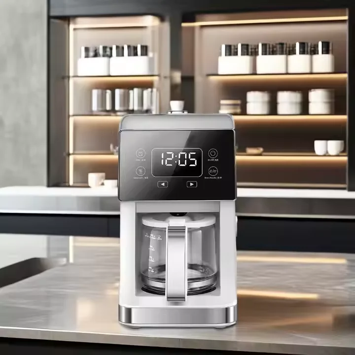 Professional automatic french press coffee and tea maker Drip american coffee maker for commercial use glass coffee maker
