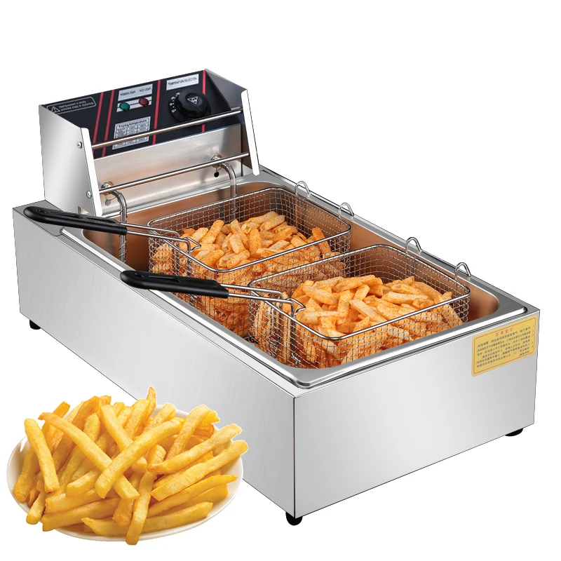 Hot Selling Cooking Fryer oil Filter Fryer Automatic Commercial Electric Fryer
