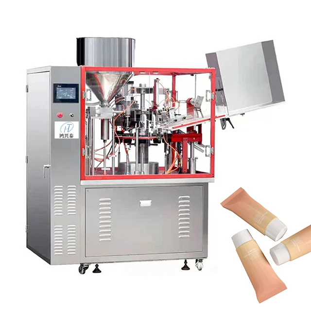 Automatic toothpaste filling and sealing machine aluminum plastic pipe filling and sealing machine