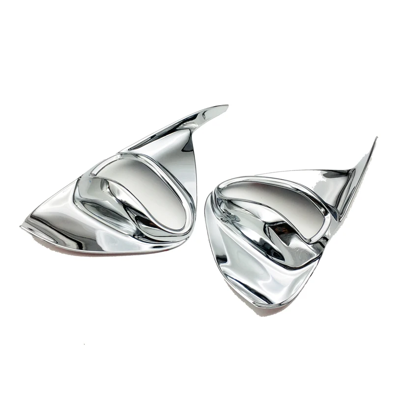 For Toyota Prius Prime PHV 2017 2018 ABS Chrome Front Fog Light Fog Lamp Cover Trim 2pcs Car Styling Accessories