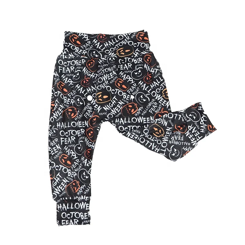 
top selling boy fashion casual trouser baby skull printed toddler kids clothing jogger pants 