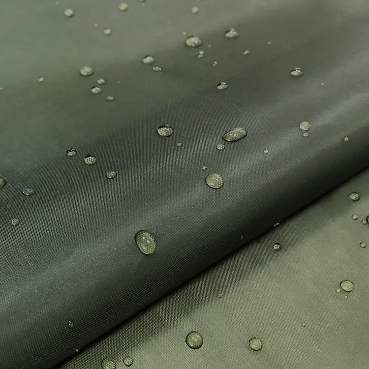 Thin style pu coating 190T waterproof polyester taffeta poly fabric