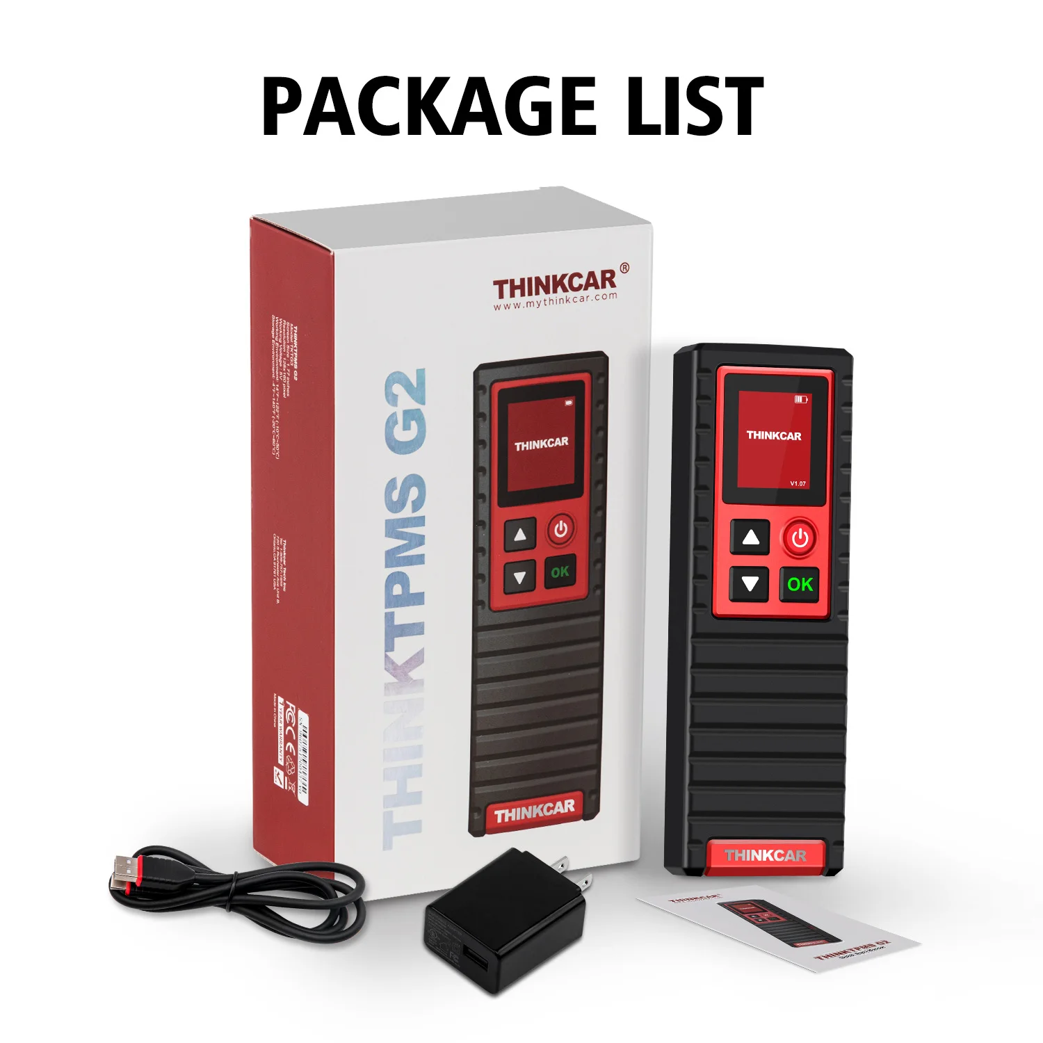 Беспроводная система контроля давления в шинах THINKCAR ThinkTPMS G2