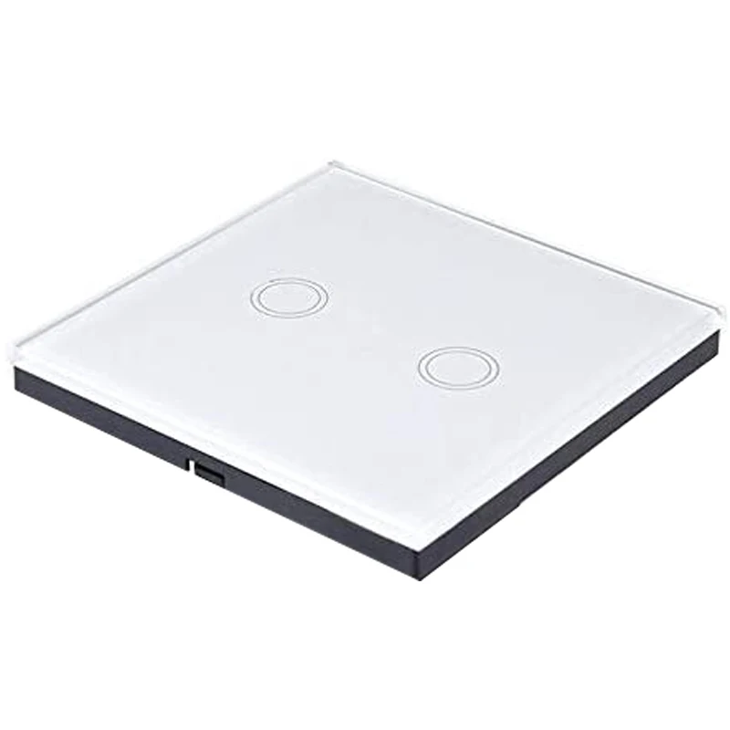 MVAVA 86mm 4 Gang Touch Switch Panels Glass Panel----onle panel