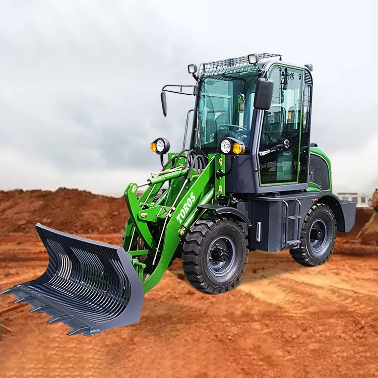 TOROS Small Wheel Mini 4x4 Tractor Excavator Digger  Loader For Sale Wheel Loaders For Sale In Canada