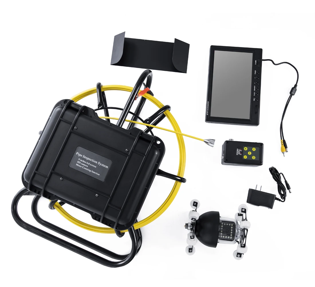 ShenZhen 360 Degree Rotating Drain Inspection System Camera with DVR