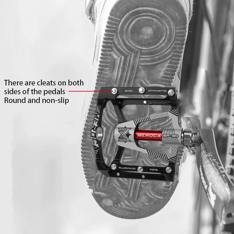 Aluminum alloy pedales bicicleta mountain bike pedal sepeda DU bearing ultralight bicycle pedals