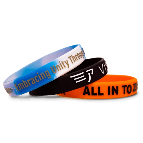 Custom Cheap Silicone Wrist Band for Events Bulk Sale Custom Printing Rubber Silicone Wristband