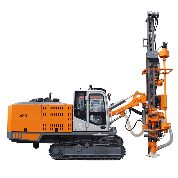Open-pit Crawler Type Mine Core Dth Drilling Rig Machine YX45 Series