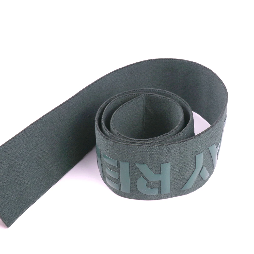 Мужское нижнее белье, пояс с логотипом, Специальная резиновая рельефная жаккардовая силиконовая эластичная тесьма