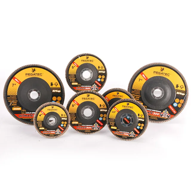 Long durability high cutting speed 4.5 the flap making machine vsm zirconium aluminum flap disk