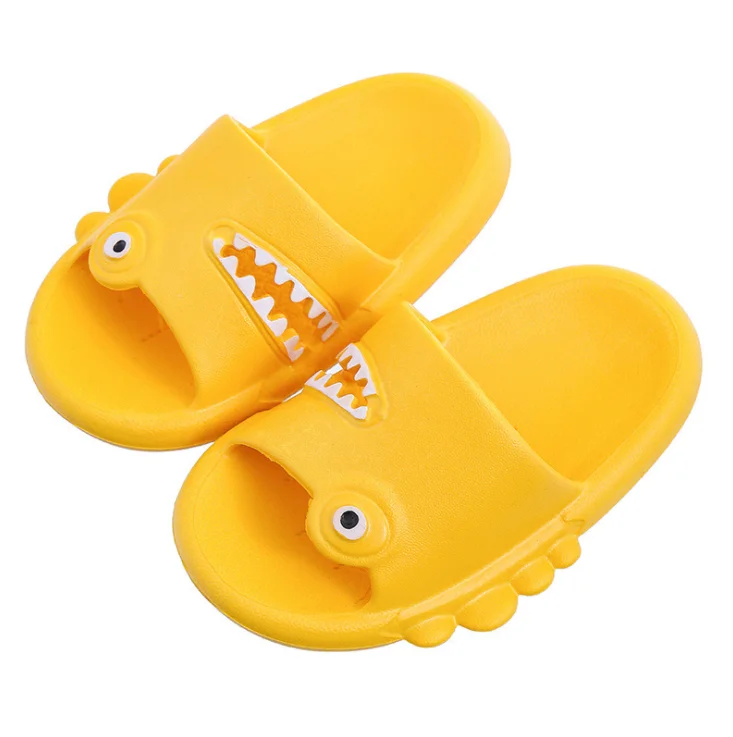 Funny cartoon patterns new design PVC slippers for childrens