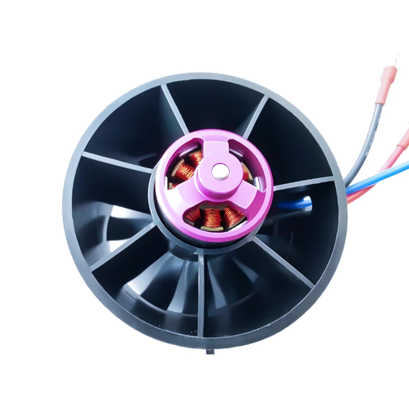 DD 70 мм EDF 11 лезвий импеллер с 3400KV RC бесщеточный мотор баланс тестирование для 4S реактивный