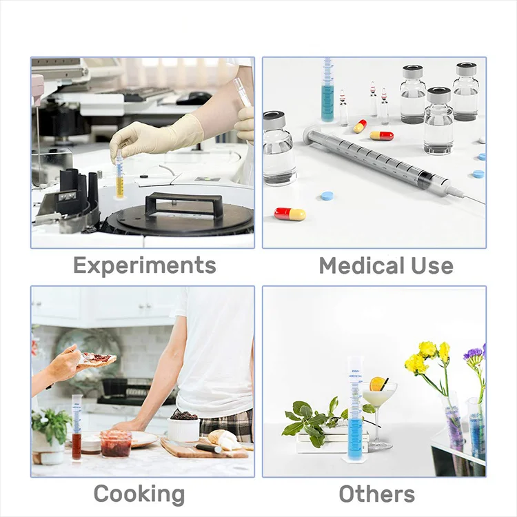 WEIAI 150ml 250ml Plastic Measuring Graduated Cylinder 1000ml For Lab