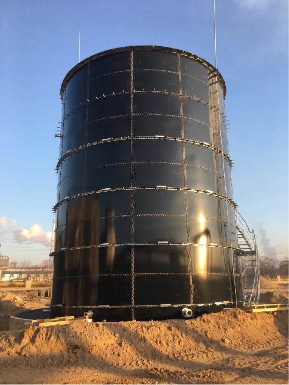 glass fused to steel tank for biogas plant project