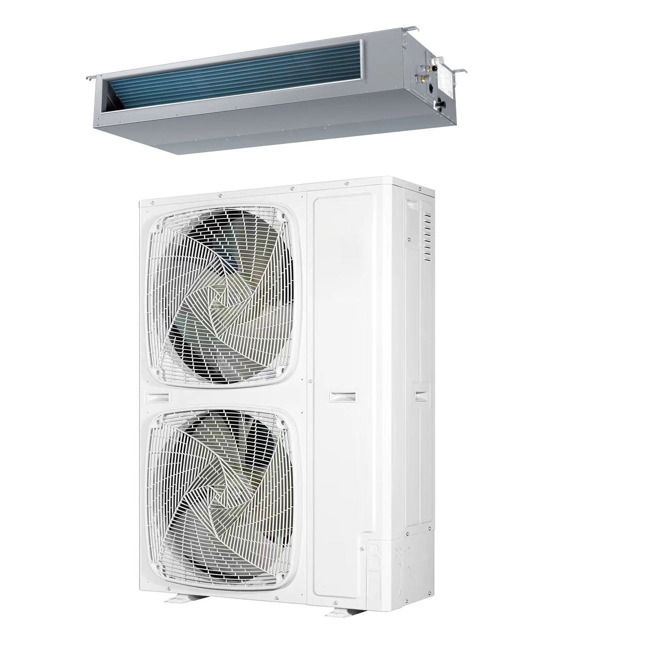 Medium Pressure Ducted Air Conditioning R410A Commercial Hidden Ducted Air Conditioner for Living Room Office Store