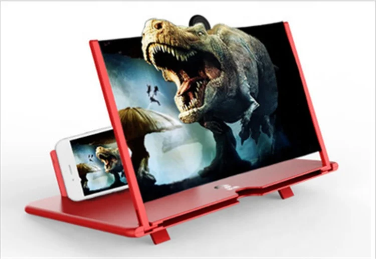  Новое поступление 8 10 12 14 16 дюймов выдвижной HD усилитель смартфона Складная 3D Лупа Настольный держатель для телефона