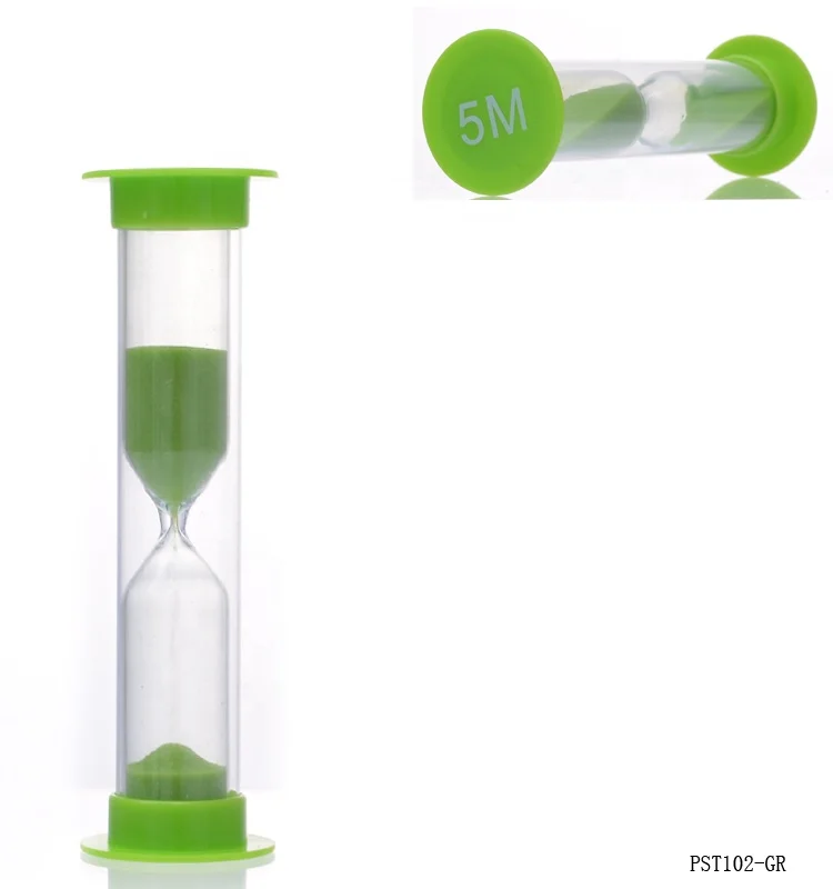plastic waterproof kids toothbrush sand timer reverse flowing hourglass sand timer