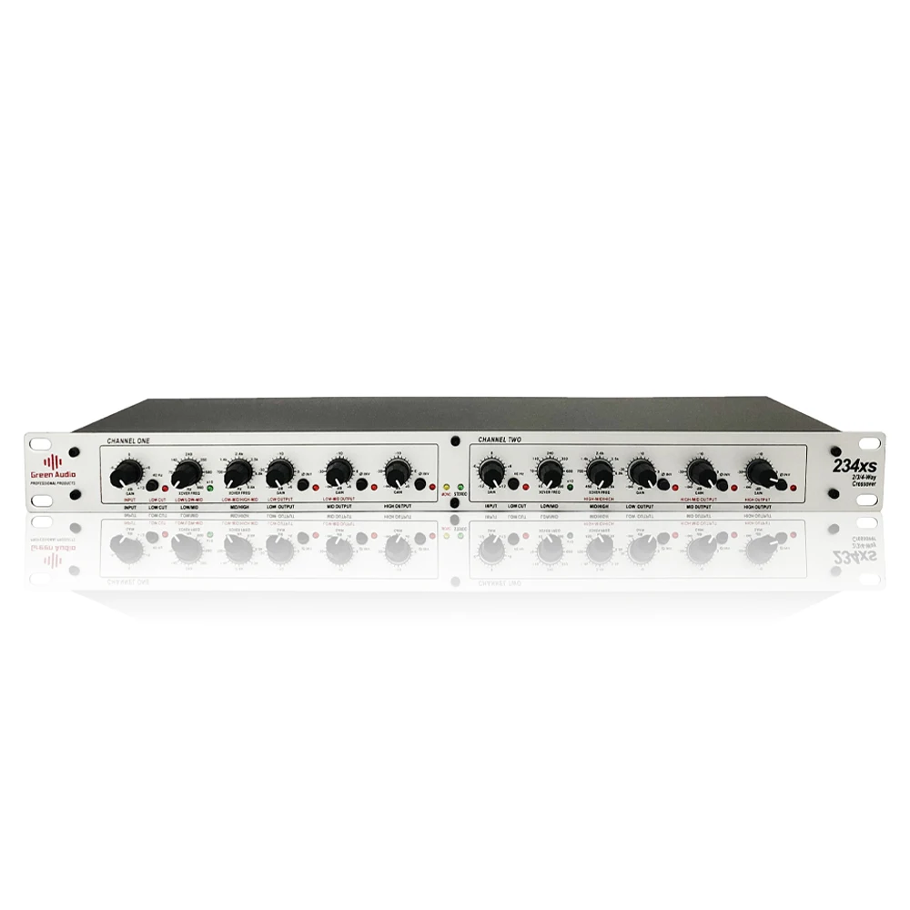 GAX-234XS Enping Green audio Professional audio equalizer Three-way DJ equipment power amplifier with XLR Connectors