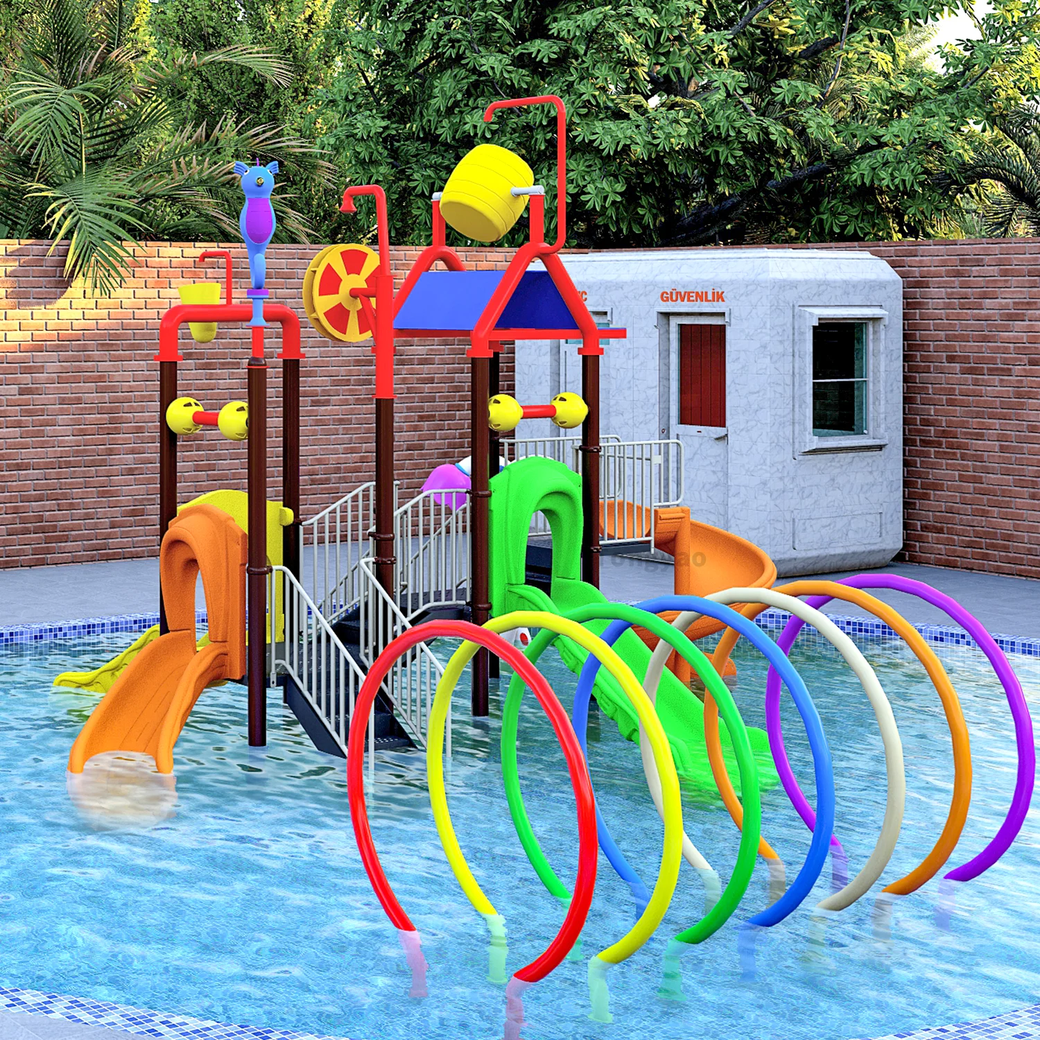 aqua play water pool amusement park buy kids water playground