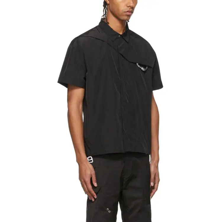 The New Listing And Pant Set Man Fitted Wholesale Flannel Summer Short Shirt