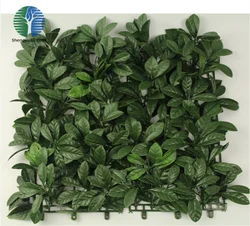 artificial ivy hedge Green artificial leaf fence sale in factory wholesale price