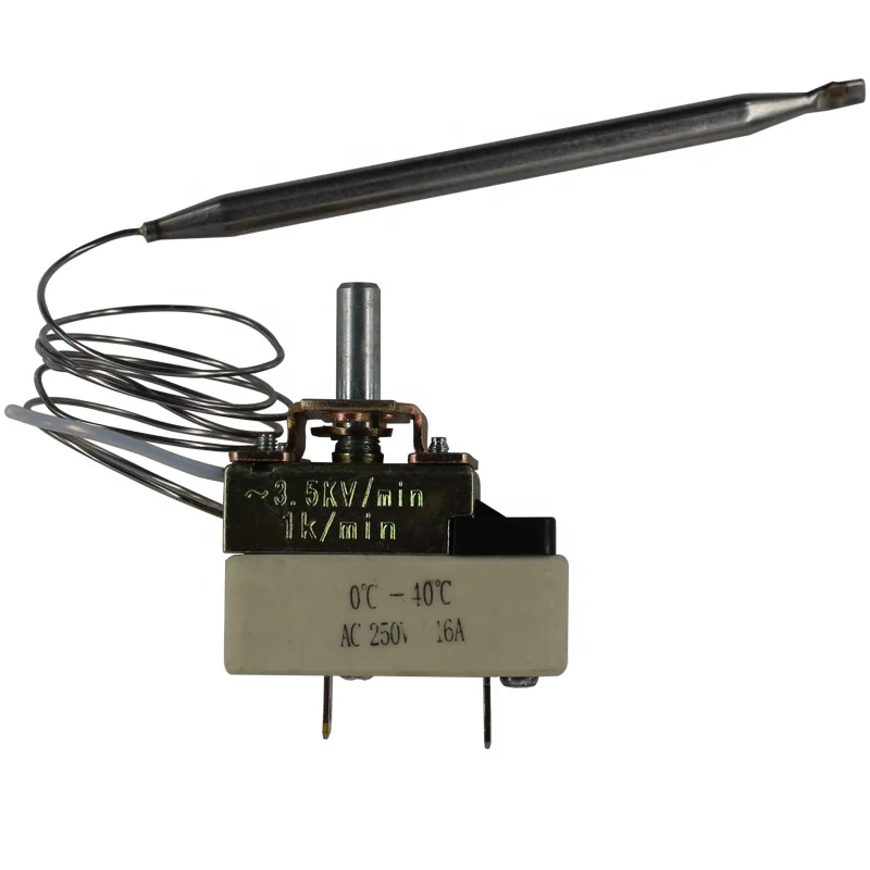 
Heating Capillary Gas Geyser Knob Thermostat 0-40 Degree for Oven with 750MM Wire 