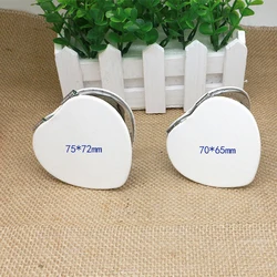 Mini Makeup Custom Logo Square Custom Foldable Mirror Round Pu Small Gift Pocket Professional Vanity Mirror