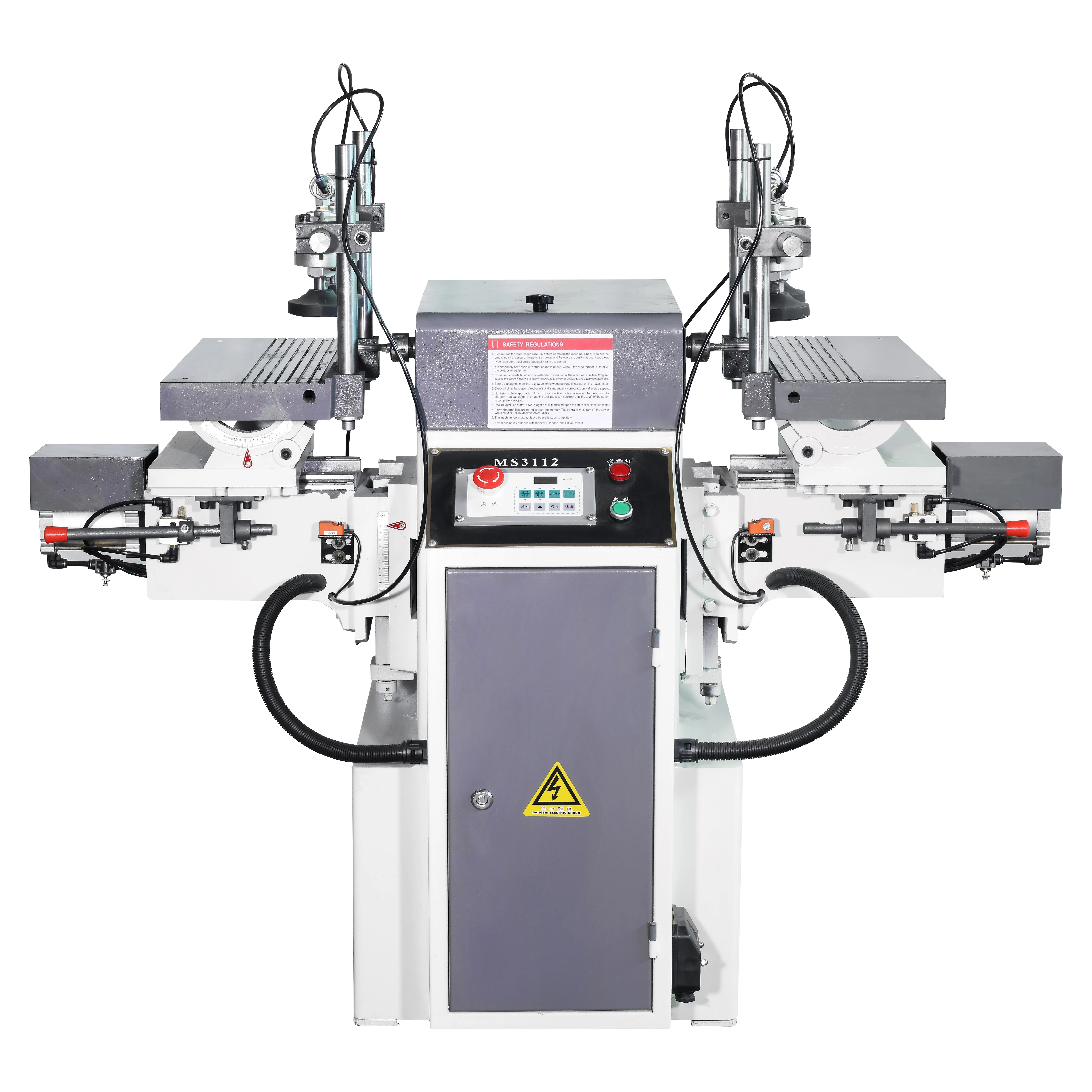 MS3112 Hot Sale Woodworking Horizontal Double-head Tenon Slot Machine High Precision from Foshan China Automatic Spare Parts