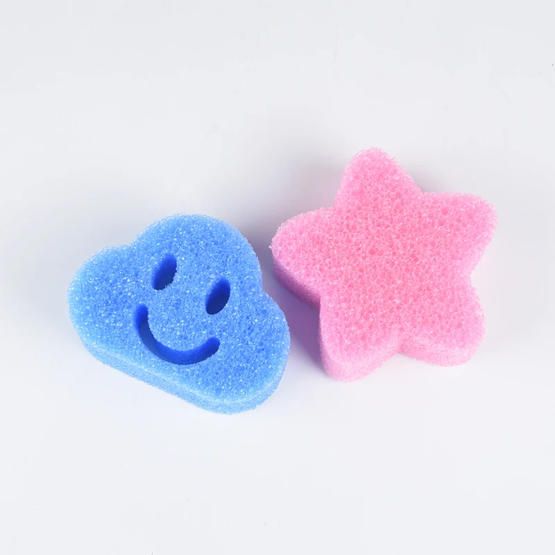 2PK Household tools cleaning dish sponge Temperature Sensitive Scrub Sponge for kitchen
