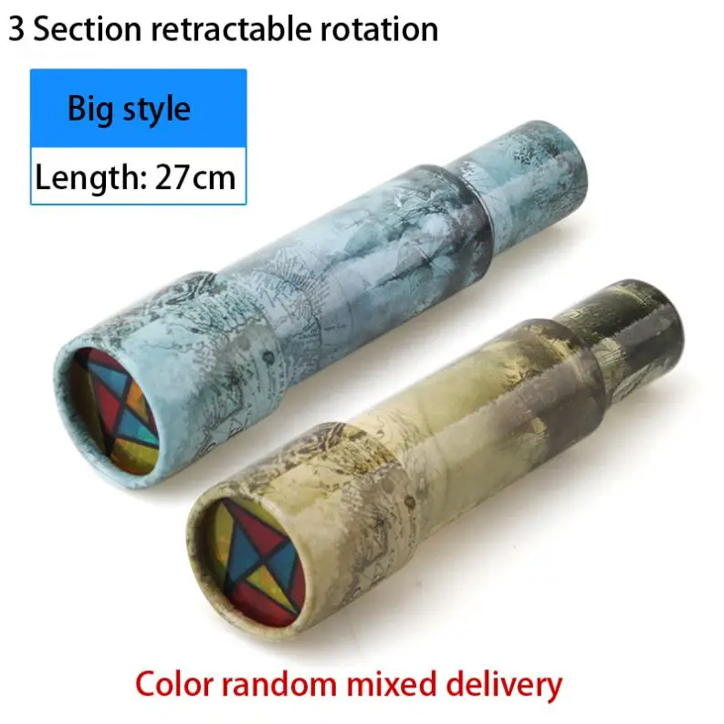 K158 Kaleidoscopes Kids Toys 30cm Scalable Extended Rotation Adjustable  Color World Educational Toys