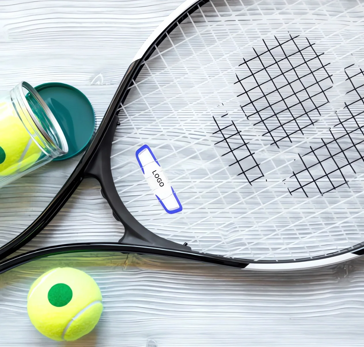 Tennis Dampener with Custom Feel - Racket Shock Absorber to Reduce Vibration, Relieve Symptoms of Injury and Stay on The Racket