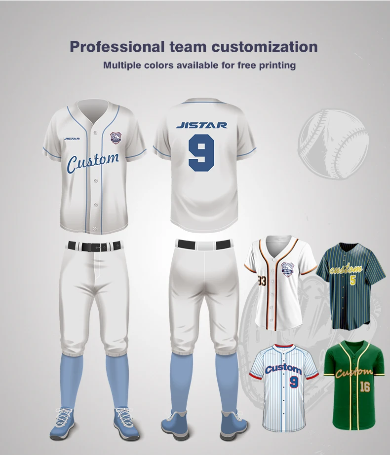 Japanese Embroidery V Neck Pink Two Ton Lion Yellow Black Men Sublimation Plain Wholesale Blank Custom Baseball Jersey